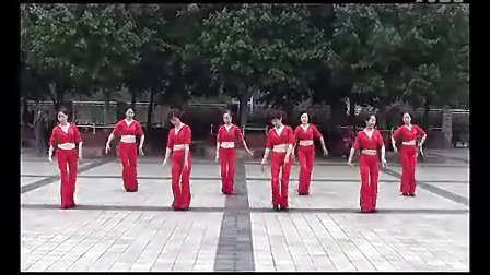 周思萍广场舞 吉特巴红月亮