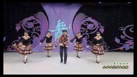 杨艺广场舞 山丹丹花开红艳艳 动作分解:第1组